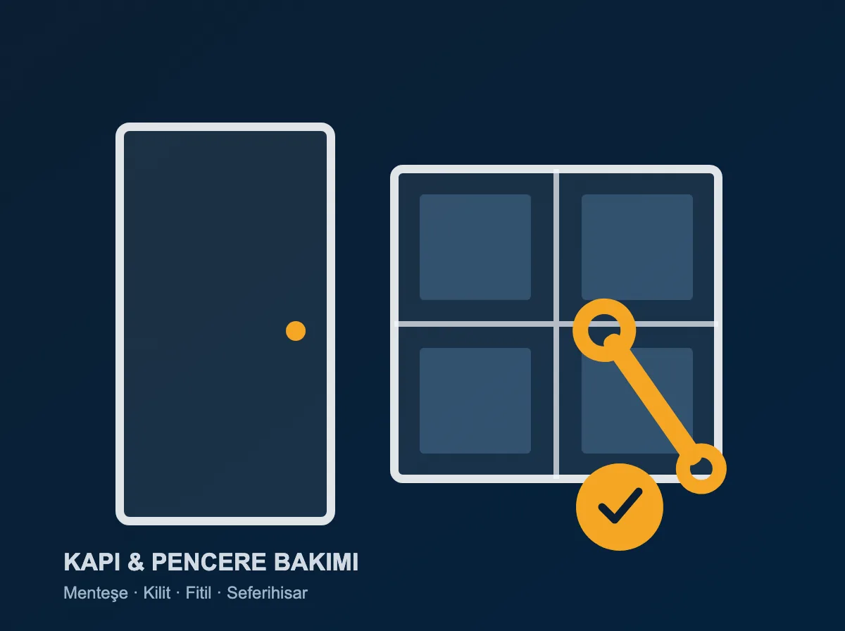 Seferihisar kapı ve pencere bakımı Seferihisar kapı ve pencere bakımı