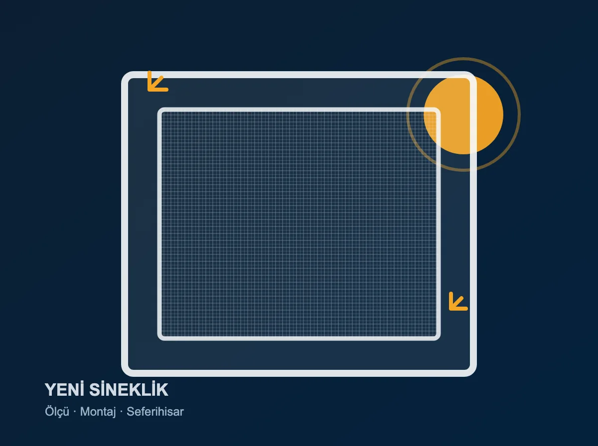 Seferihisar yeni sineklik montajı Seferihisar yeni sineklik montajı